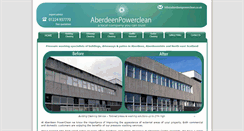Desktop Screenshot of aberdeenpowerclean.co.uk